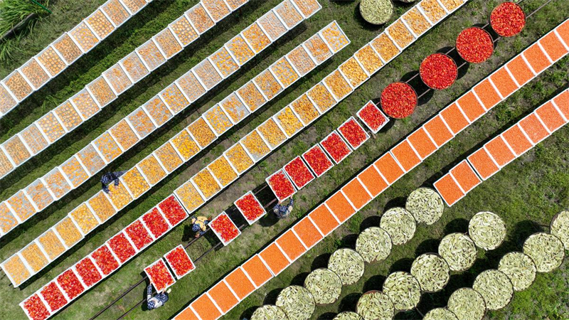 sécher des produits agricoles