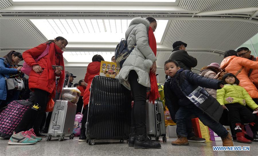 Chine : pic des voyages de retour à Nanchang