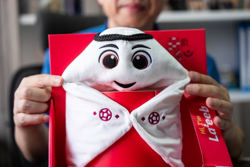 Guangdong : la mascotte de la Coupe du monde 2022 fabriquée à Dongguan